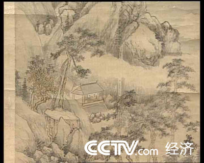 CCTV.com-黄均 云光山色图轴