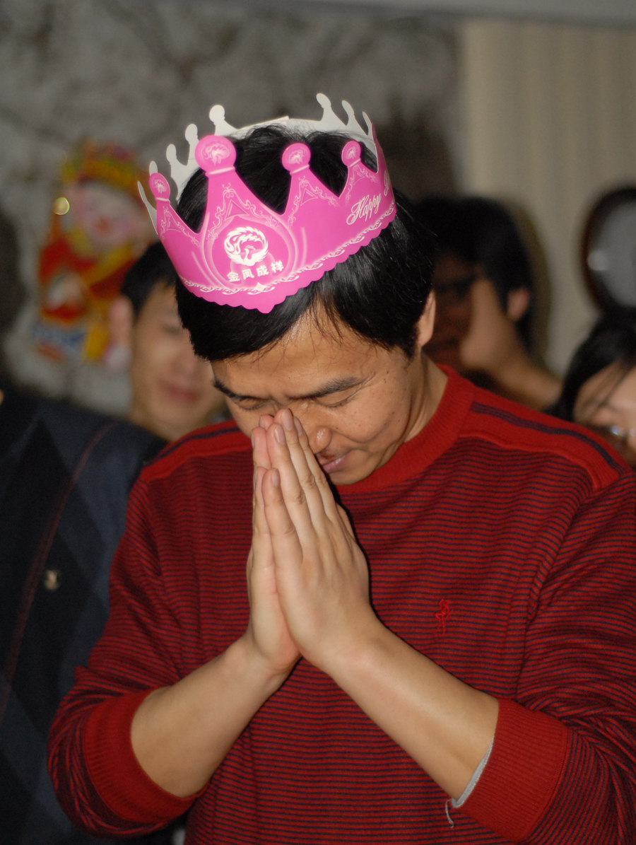 梁老师该许愿了